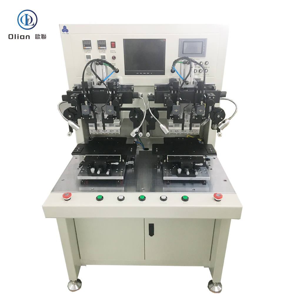 1-7inch double stations UP and Down alignment FOG FOB bonding machine OL-F006