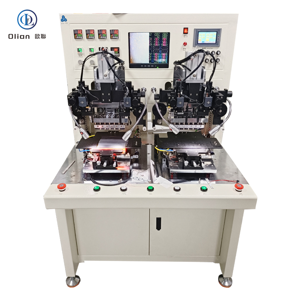 OL-F0712 – 12-Inch Dual-Station FOG Bonding Machine with Dual-Side (Upper & Lower) Vision Alignment and 150 mm Press Head