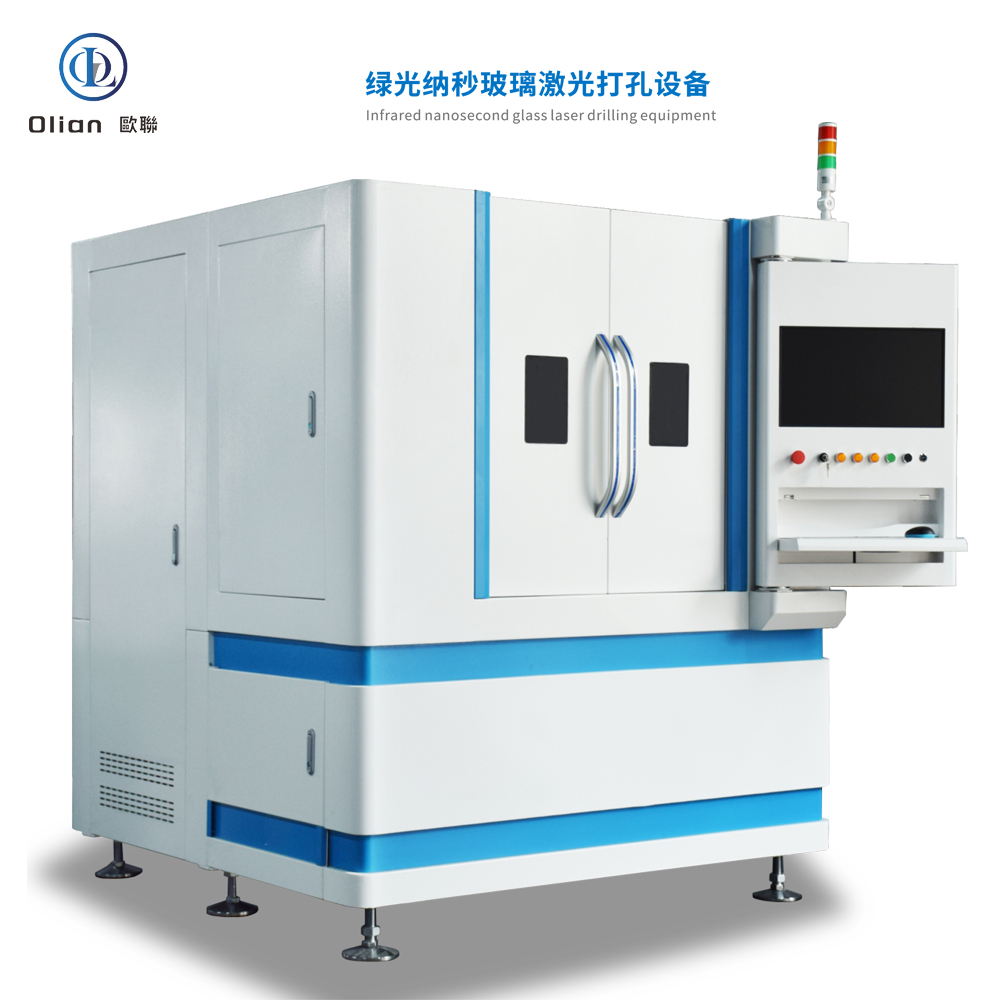 Green-Light Nanosecond Glass Laser Drilling Machine